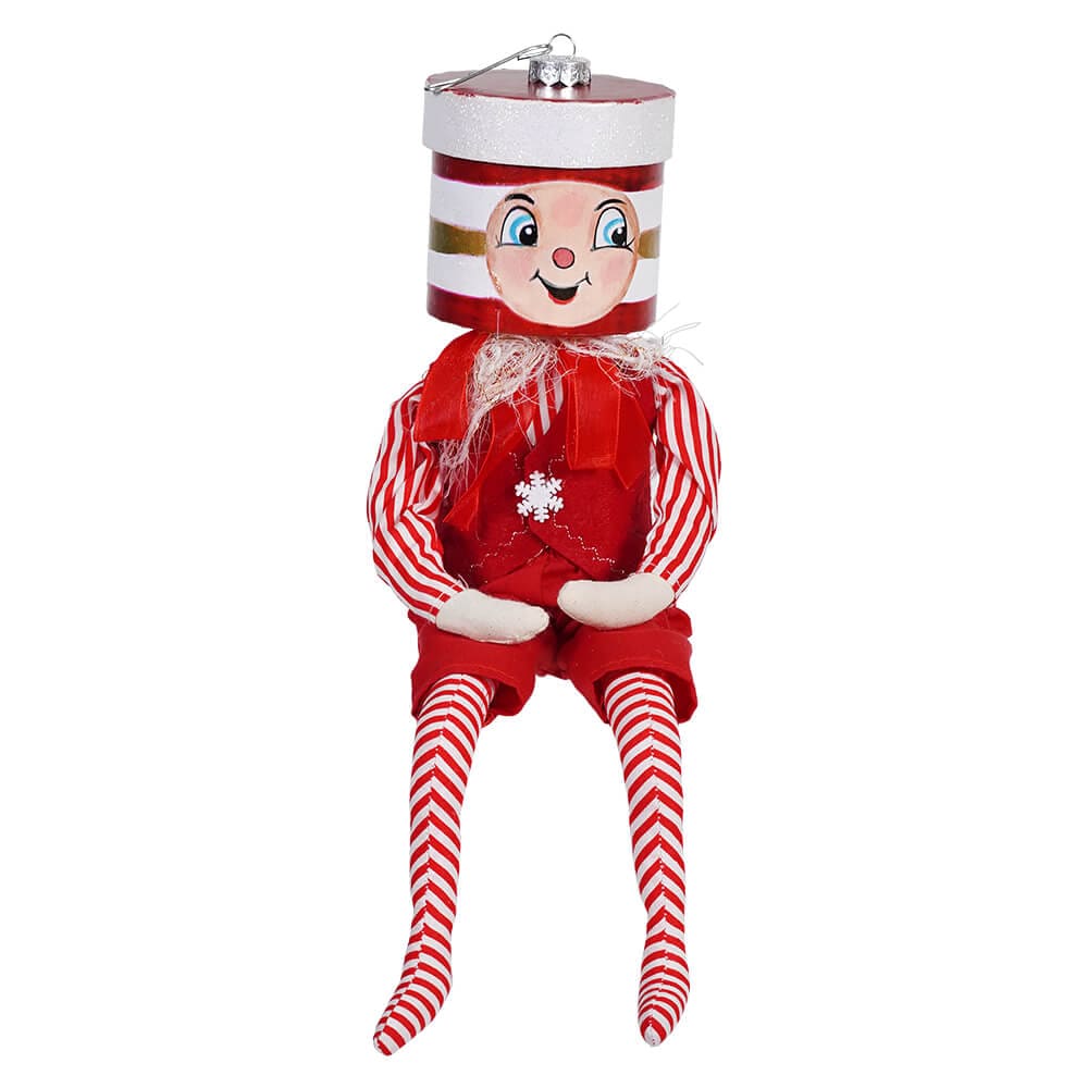 Micah Box Head Doll - Christmas