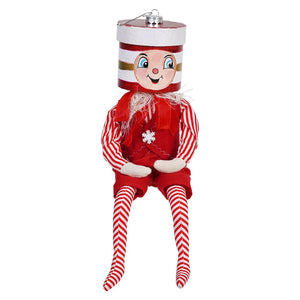 Micah Box Head Doll - Christmas