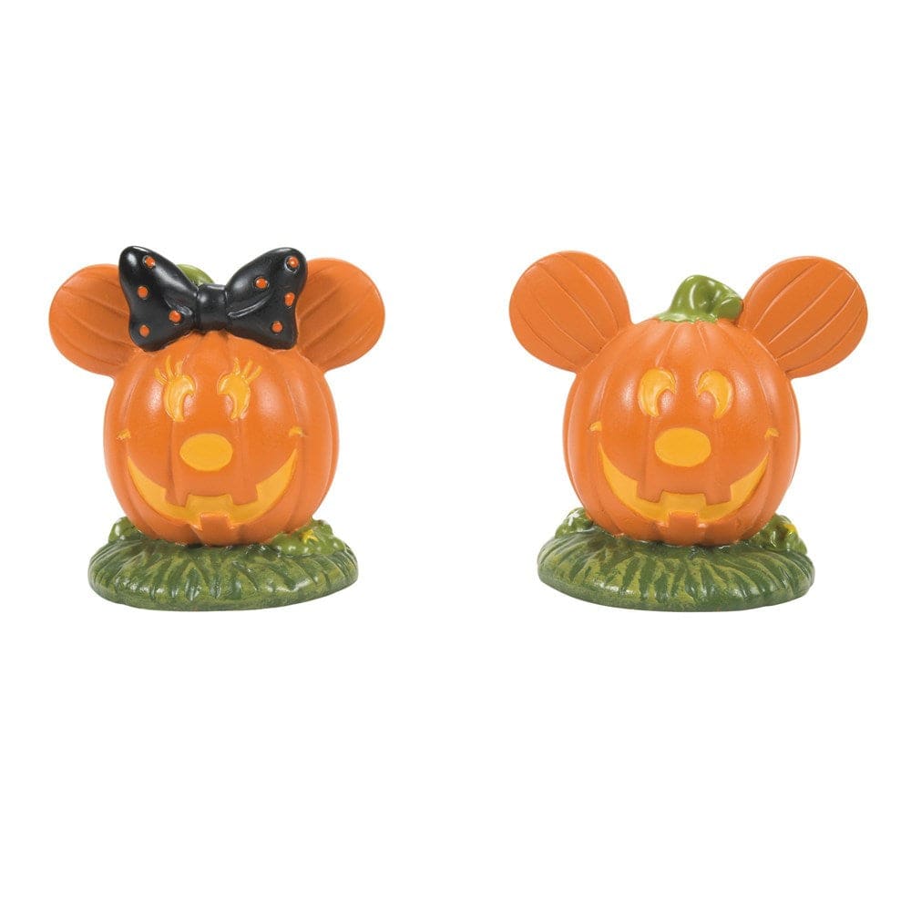 Mickey's Pumpkintown Topiaries Set/2