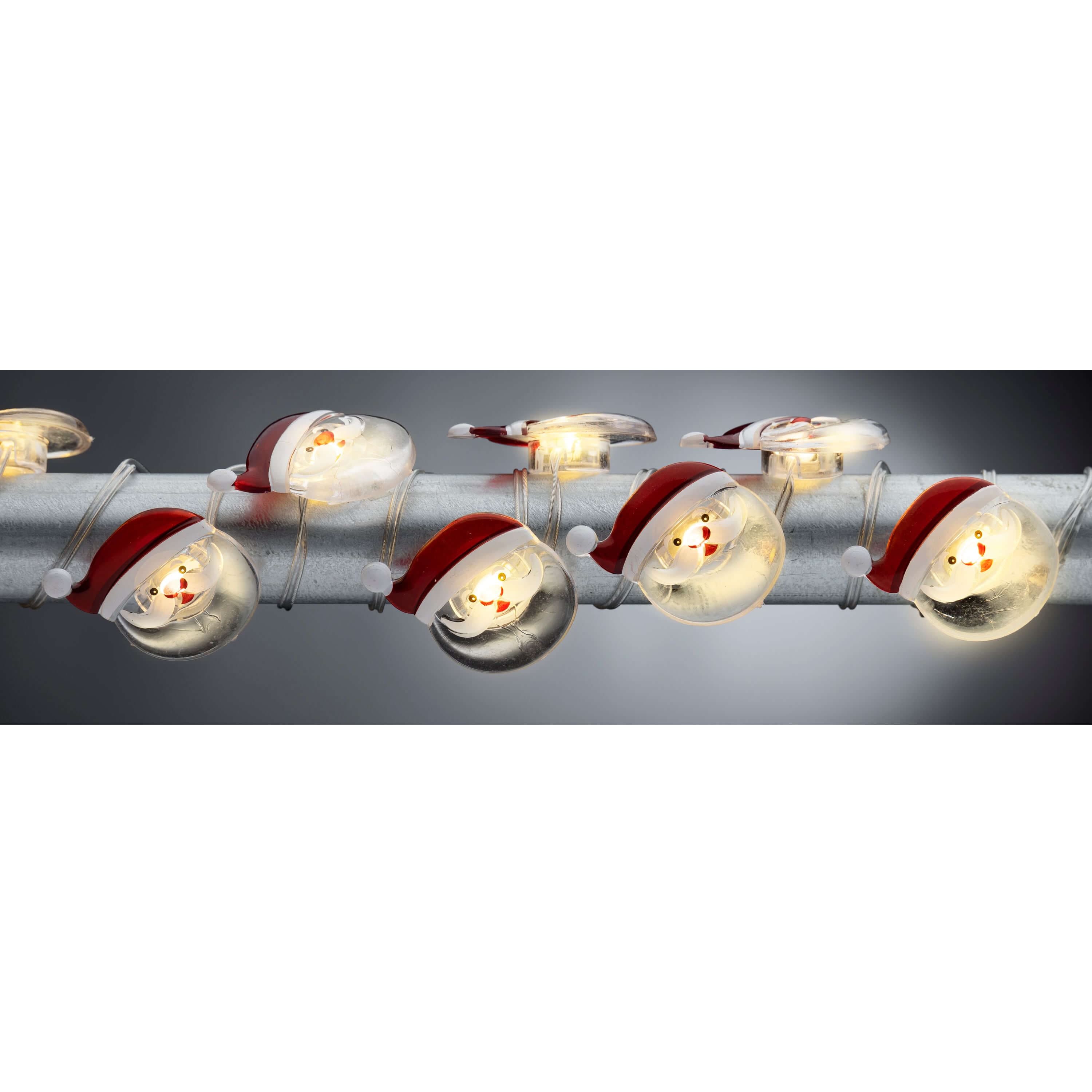 Micro LED Christmas Icon Lights - Micro LED Santa Light String - Christmas