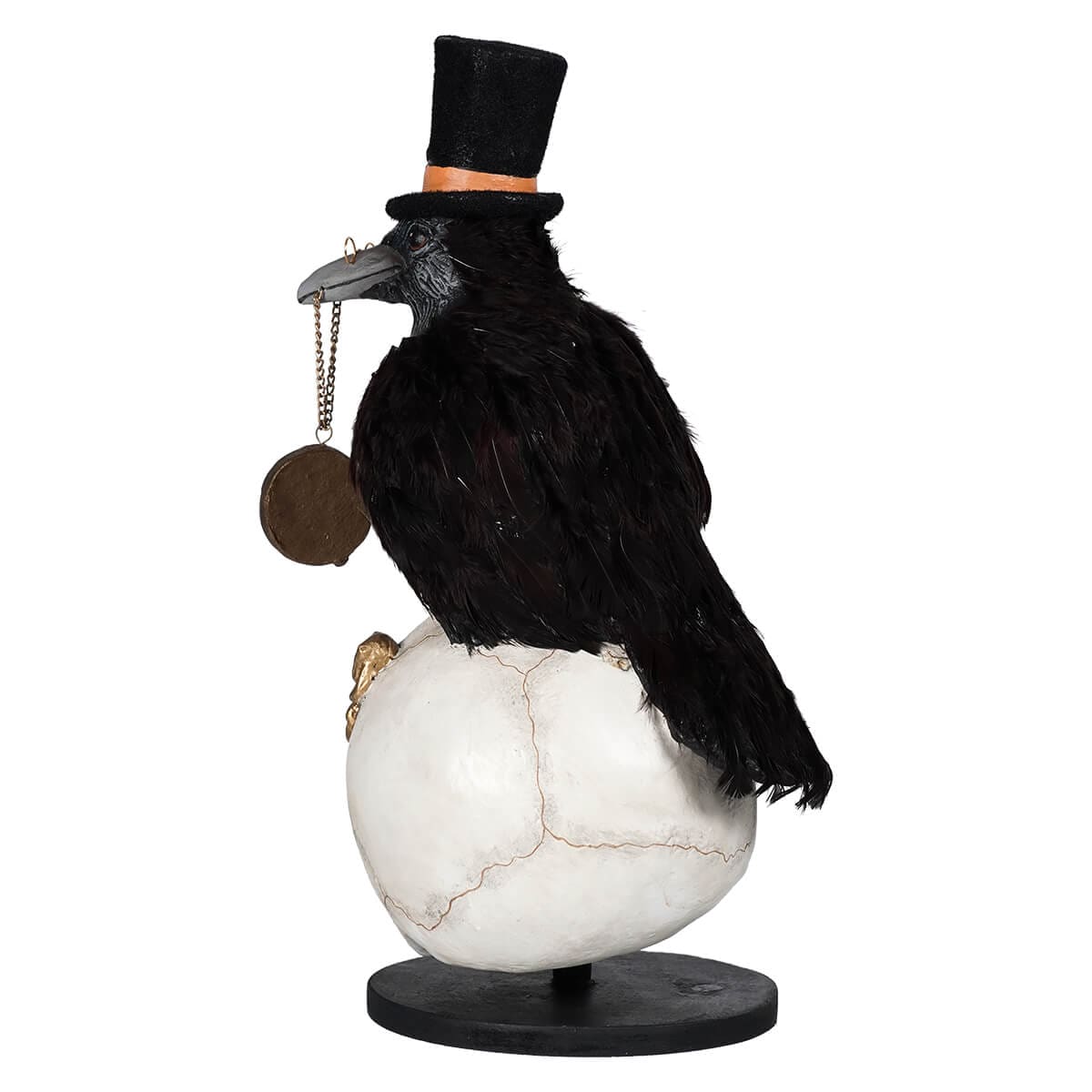 Midnight Crow On Skull - Halloween