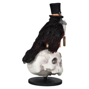Midnight Crow On Skull - Halloween