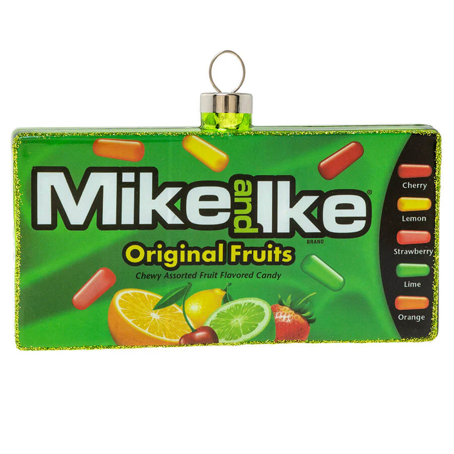Mike and Ike ike box ornament by kat & annie in bright colors perfect for fun food & drink ornaments collection