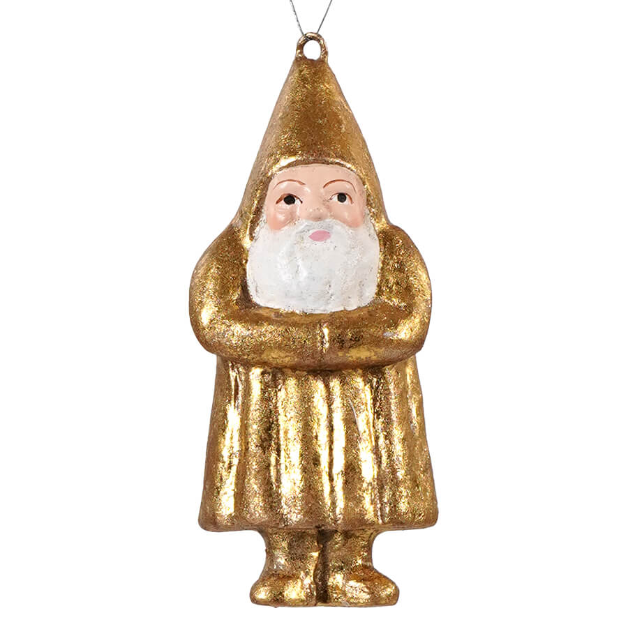 Mini Gold Belsnickle Ornament - Ornaments