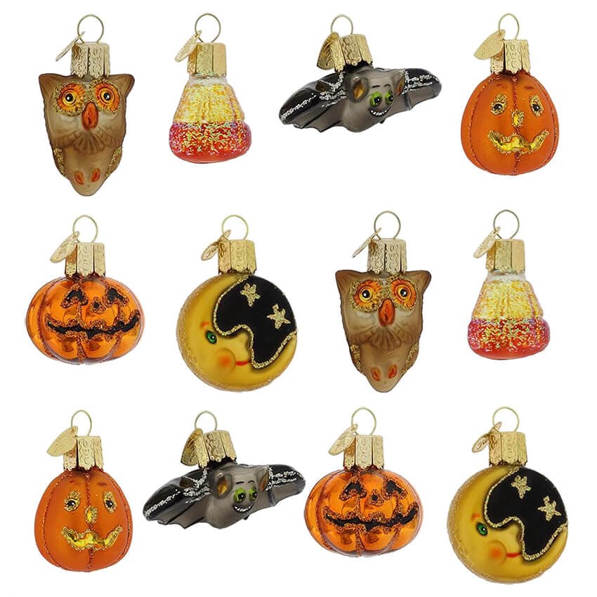 Mini Halloween Ornaments Box/12