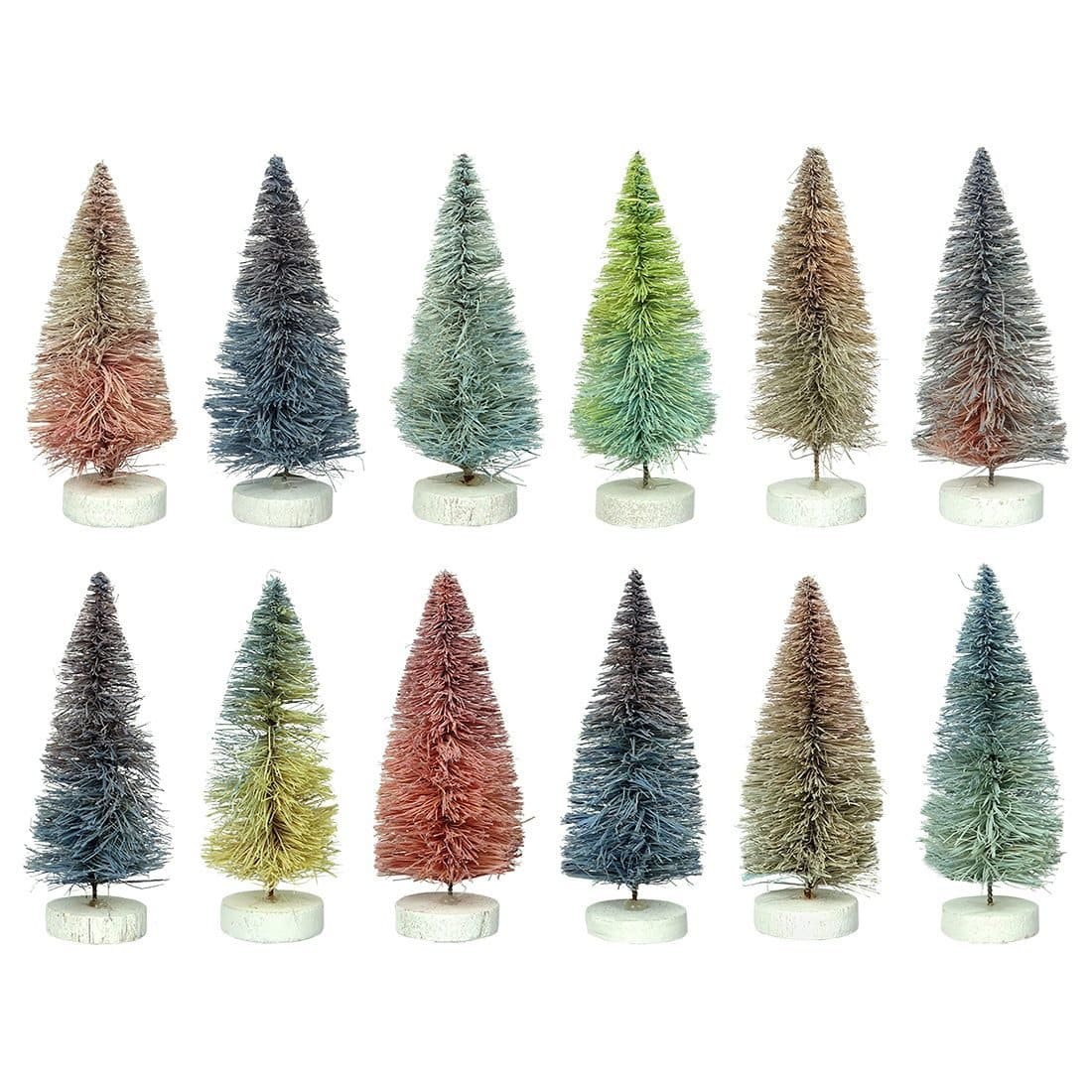 Mini Pastel Ombre Trees Boxed Set/12