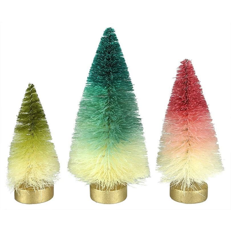 Mini Pastel Ombre Trees Set/3