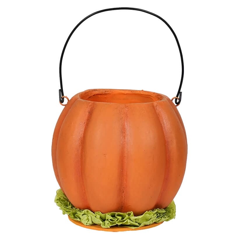 Mini Pumpkin Bucket Ornament - Ornaments