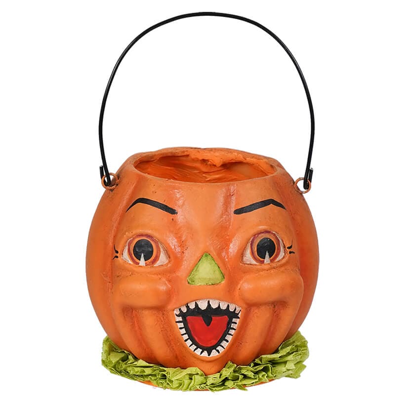 Mini Pumpkin Bucket Ornament - Ornaments