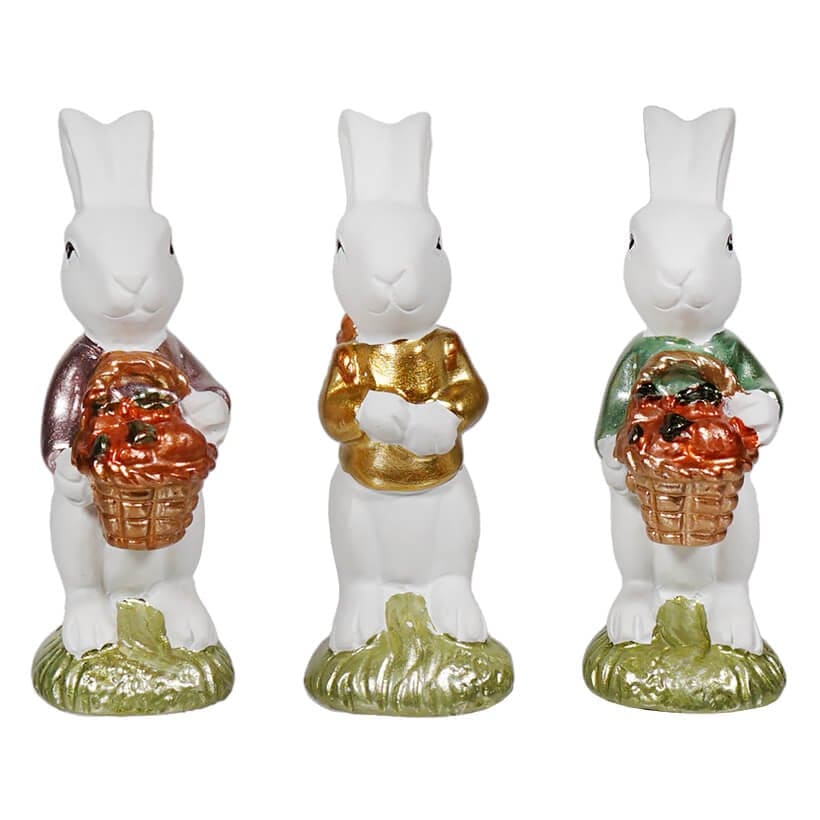 Mini White Bunnies Set/3