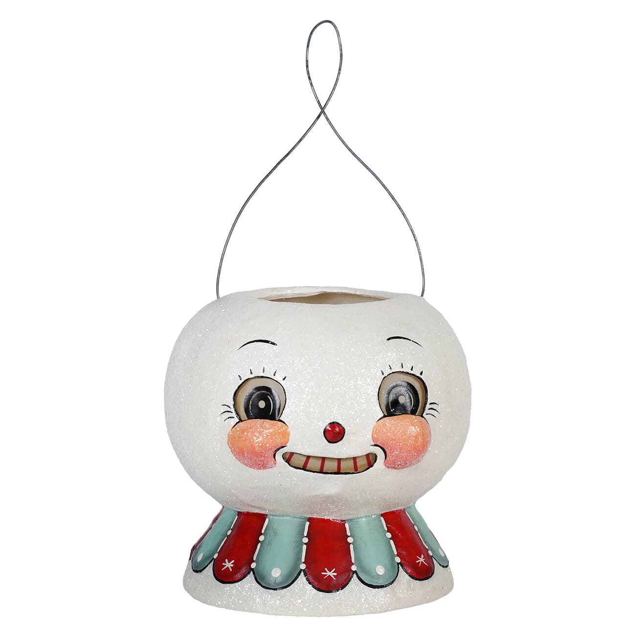 Minty Beau Snow Glow Lantern - Christmas