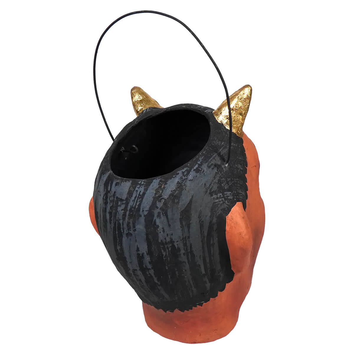 Mischievous Gold Horned Devil Bucket - Halloween