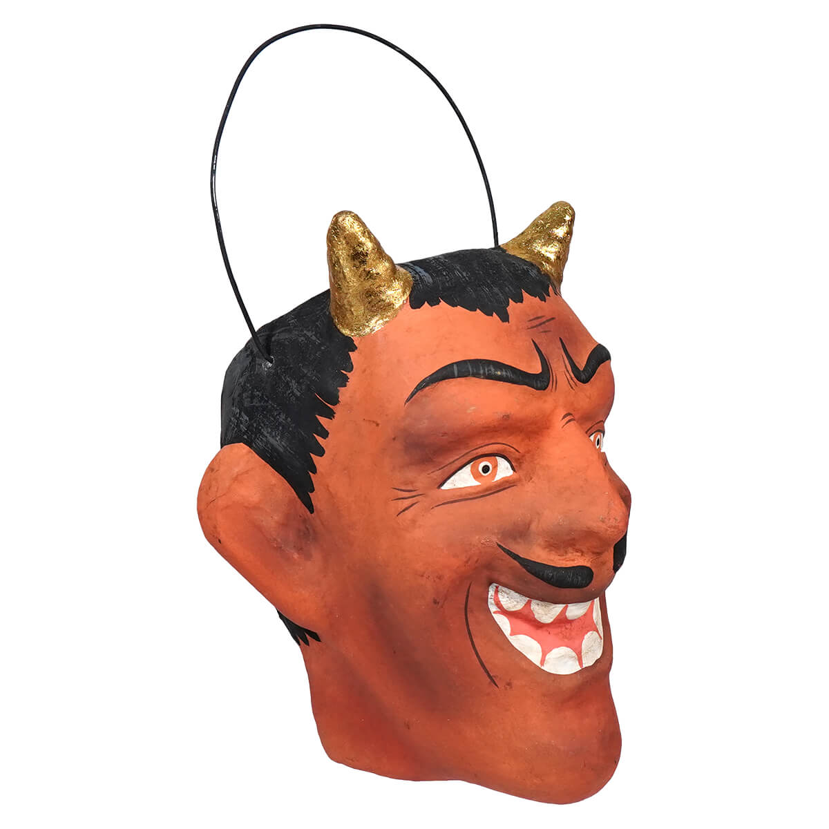 Mischievous Gold Horned Devil Bucket - Halloween