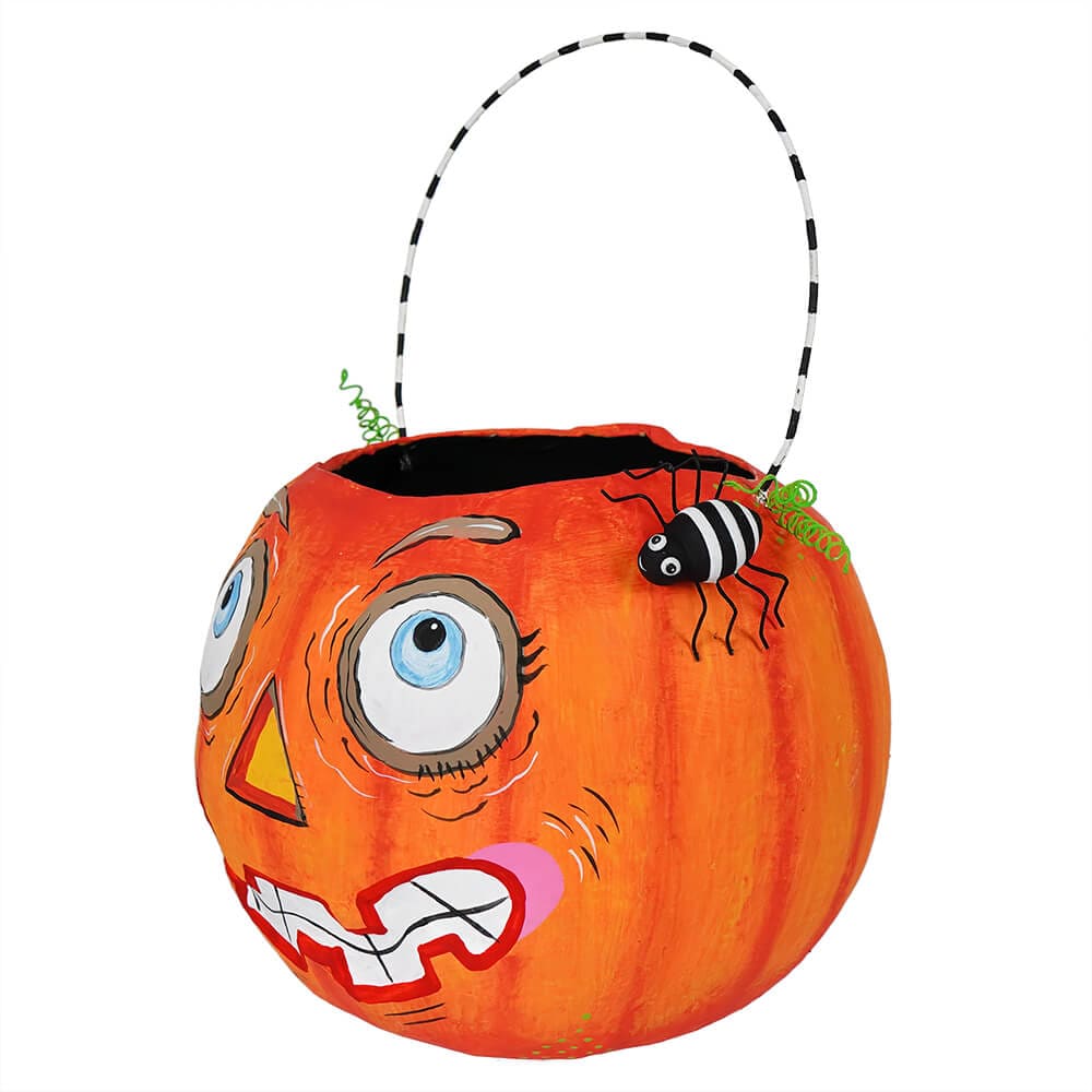 Mister Pumpkin Man Halloween Bucket