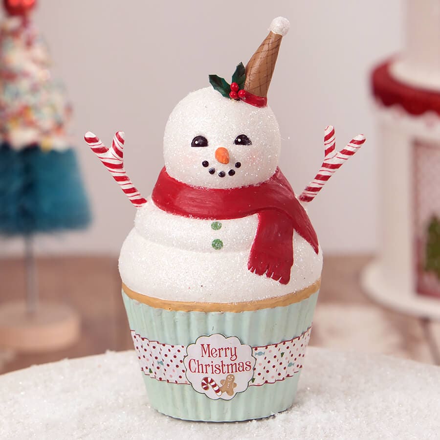 Mr. Snow Cupcake Container