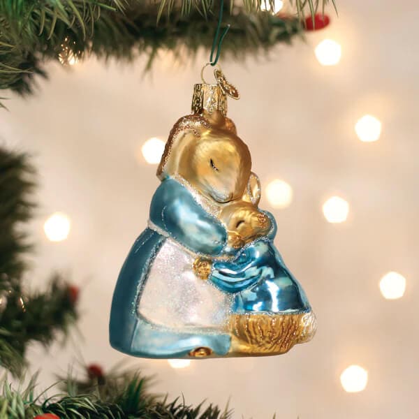 Mrs. Rabbit And Peter Ornament - Ornaments