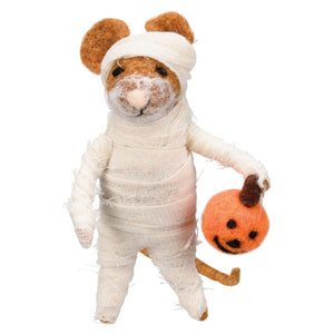 Mummy Mouse Critter Ornament - Halloween