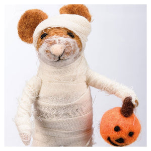 Mummy Mouse Critter Ornament - Halloween