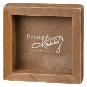 Brown wooden rustic handcrafted back of my favorite color is fall box sign with primitives by kathy logo, perfect fall farm wagon block
