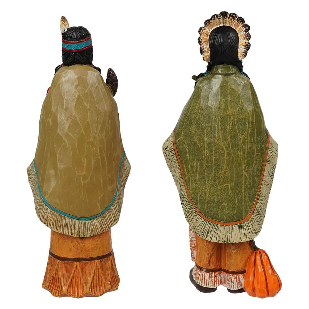 Native American Couple Figures