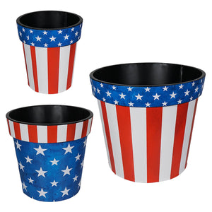 Nesting Metal Americana Buckets Set/3