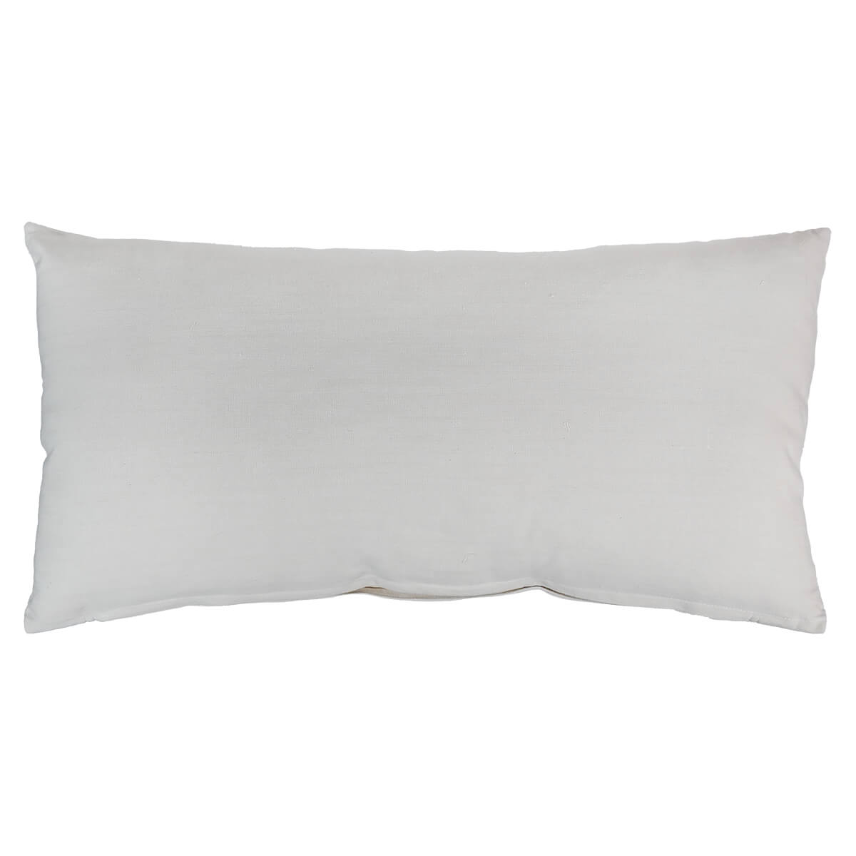 Rectangular white pillow with a soft, plush appearance.