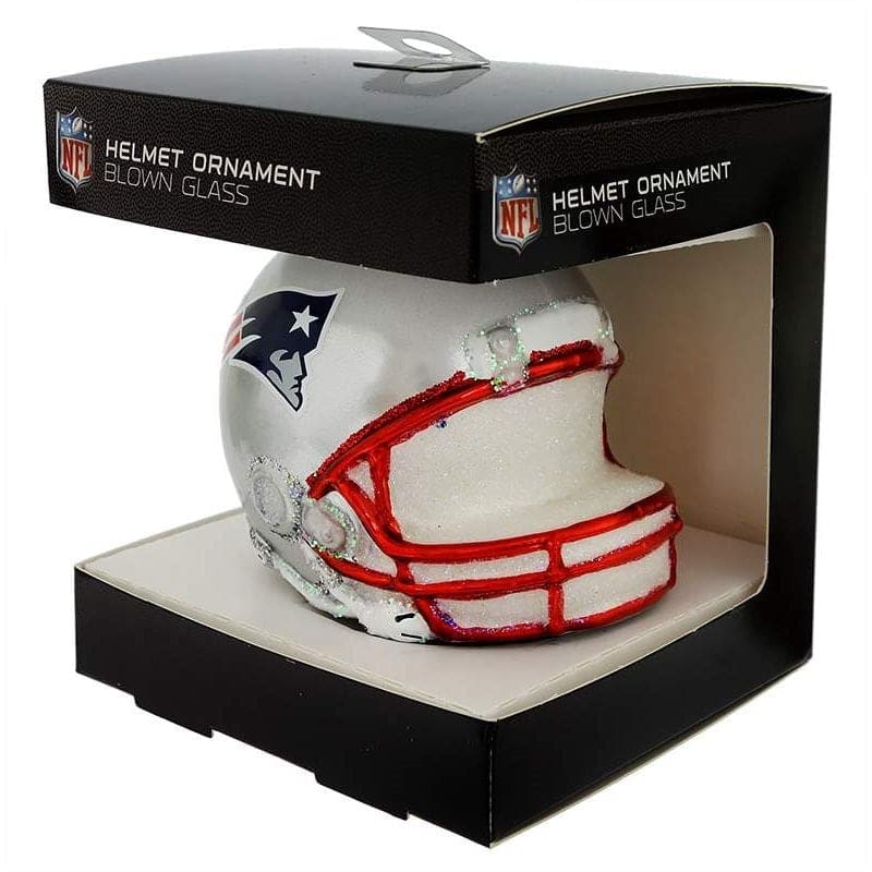 New England Patriots Football Helmet Ornament