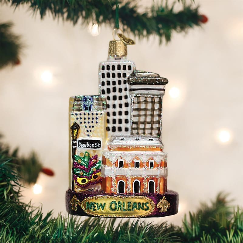 New Orleans City Skyline Ornament