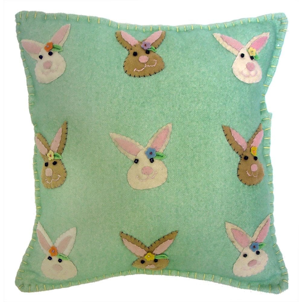 Nine Bunnies Pillow