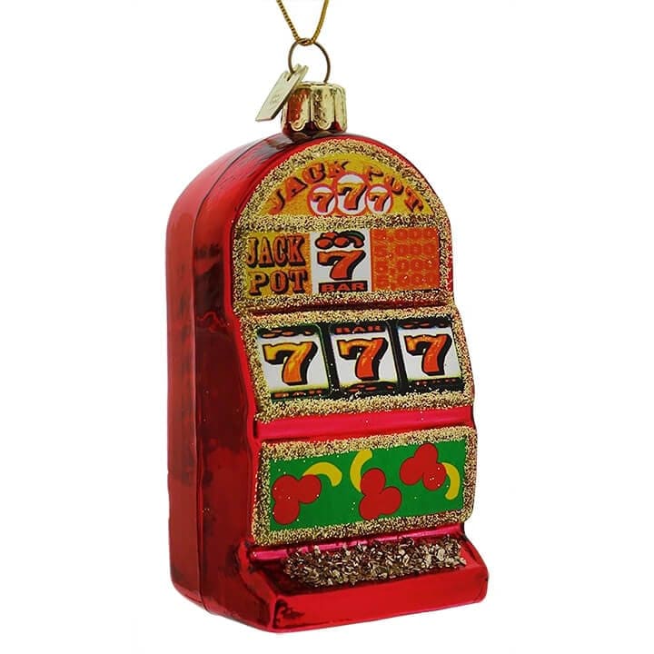 Red Slot Machine Ornament by Kurt Adler's Noble Gems™ – Traditions