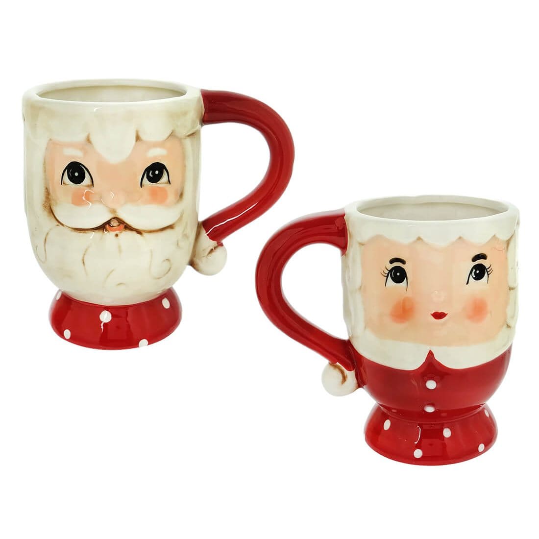 Nostalgic Mr & Mrs Claus Mugs Set/2