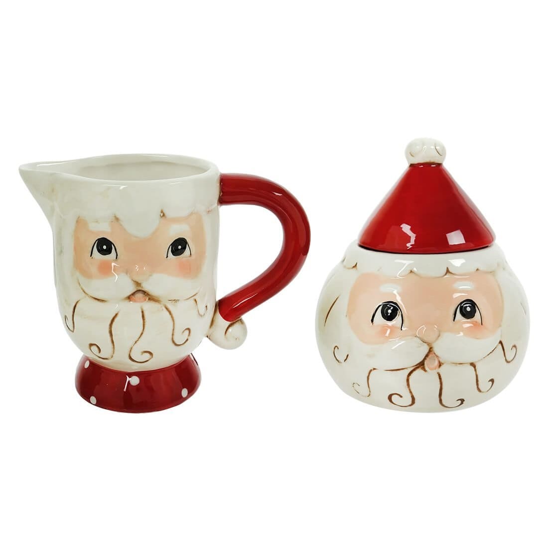 Nostalgic Santa Cream & Sugar Set/2