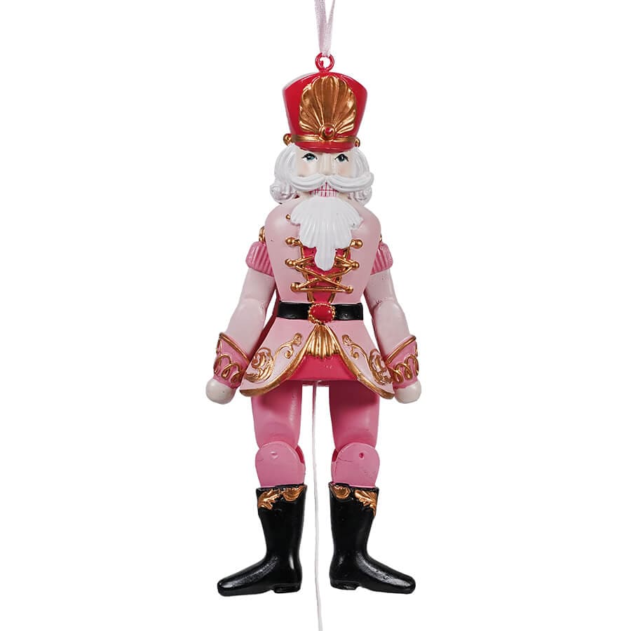 Nutcracker Prince Pull Toy Ornament - Ornaments