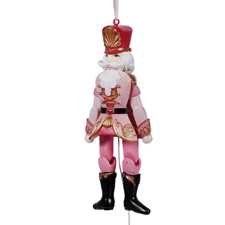 Nutcracker Prince Pull Toy Ornament - Ornaments