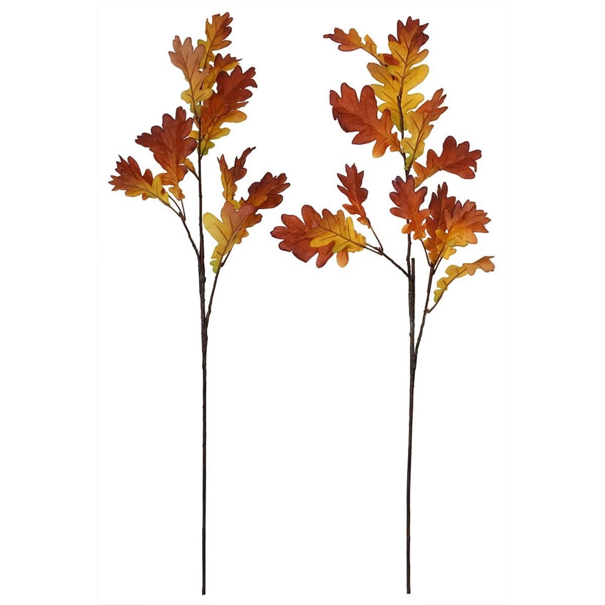 Oak Leaf Stems Set/2