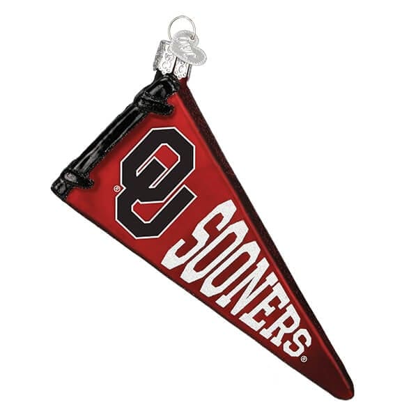 Oklahoma Pennant Ornament