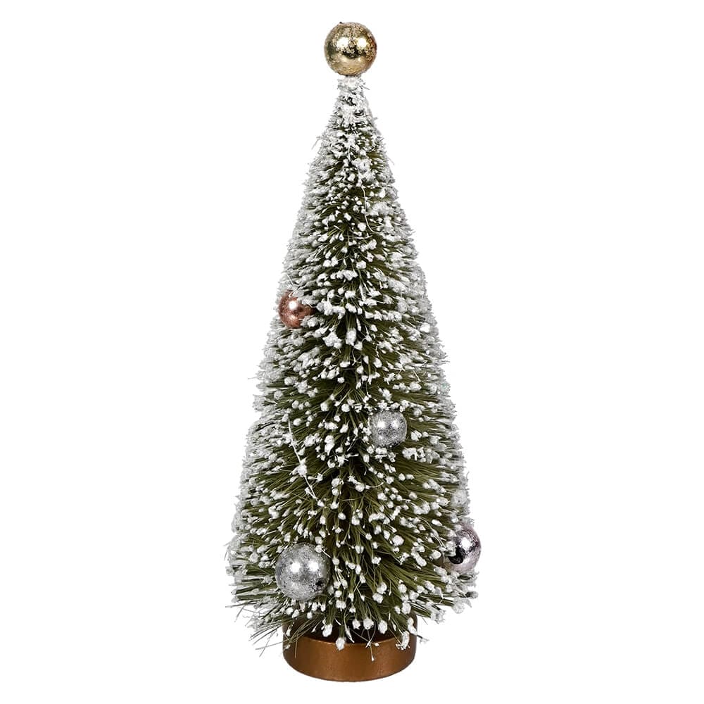 Olive Green Bottle Brush Tree - Christmas