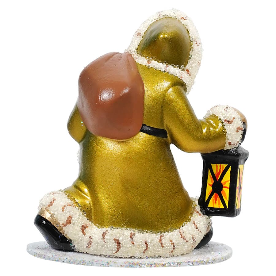 Olive Santa with Lantern