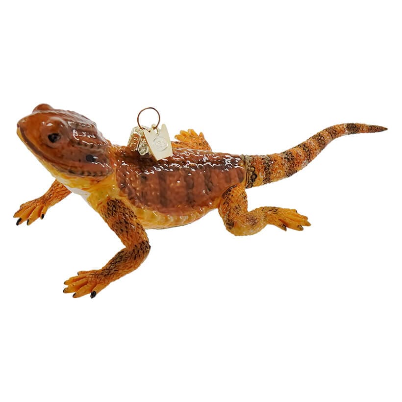 Orange Bearded Dragon Ornament