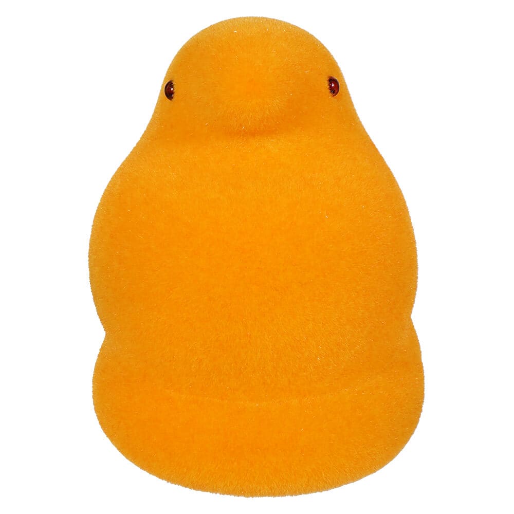 Orange Flocked Peep