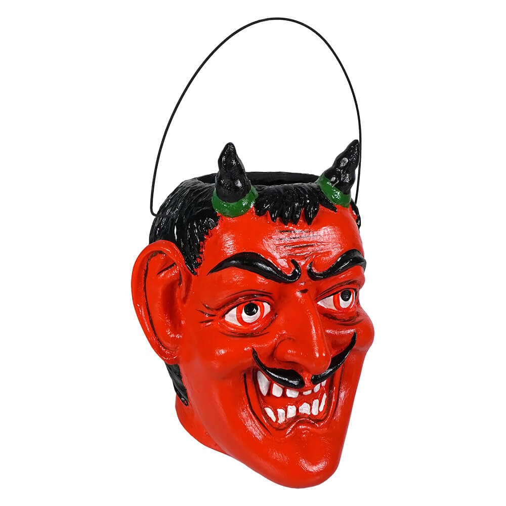 Orange Mischievous Devil Bucket - Halloween