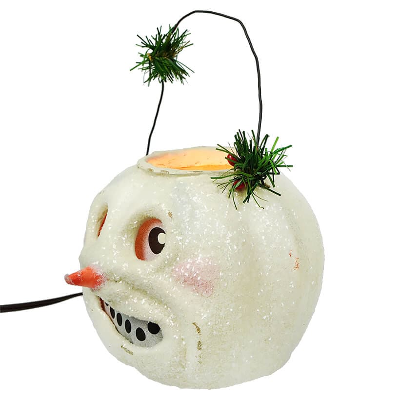 Original Lighted Snowman Bucket