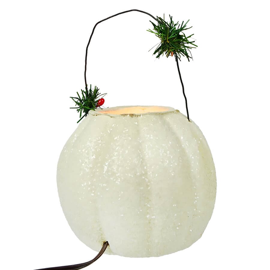 Original Lighted Snowman Bucket