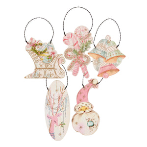 Mini Christmas Themed Glass Ornaments collection