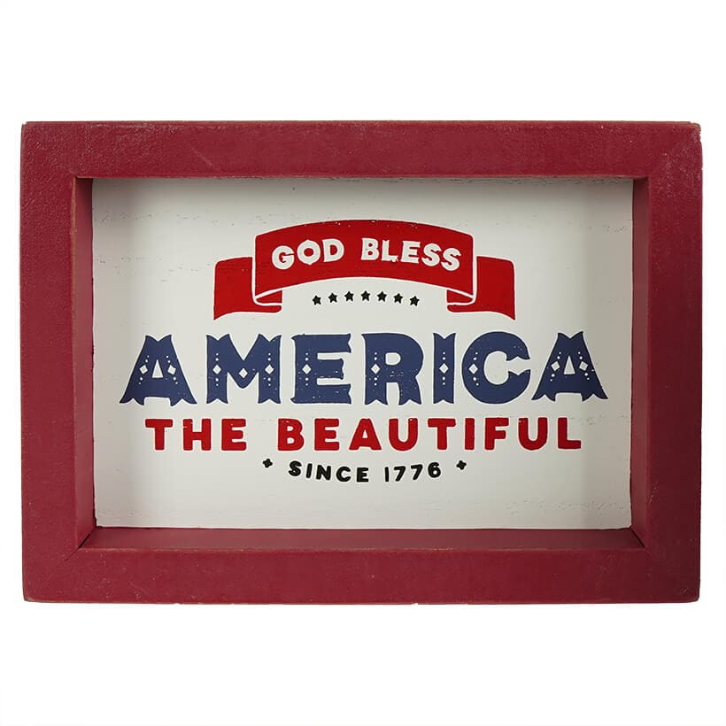 Patriotic Frame Decor Set/3