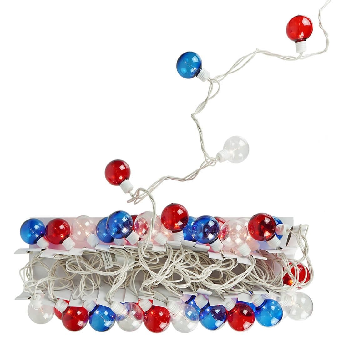 Patriotic Globe Light String