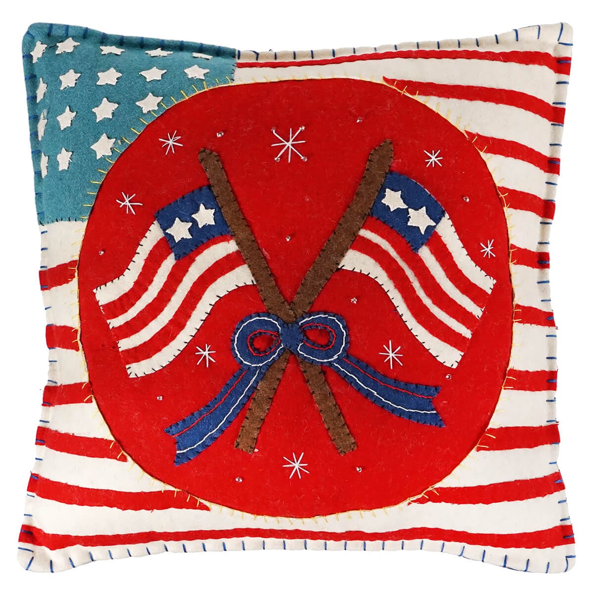 Patriotic Grand Old Flag Pillow Traditions