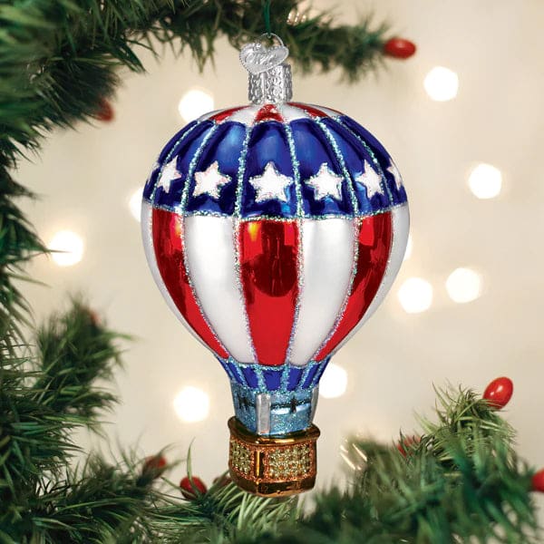 Patriotic Hot Air Balloon Ornament - Ornaments