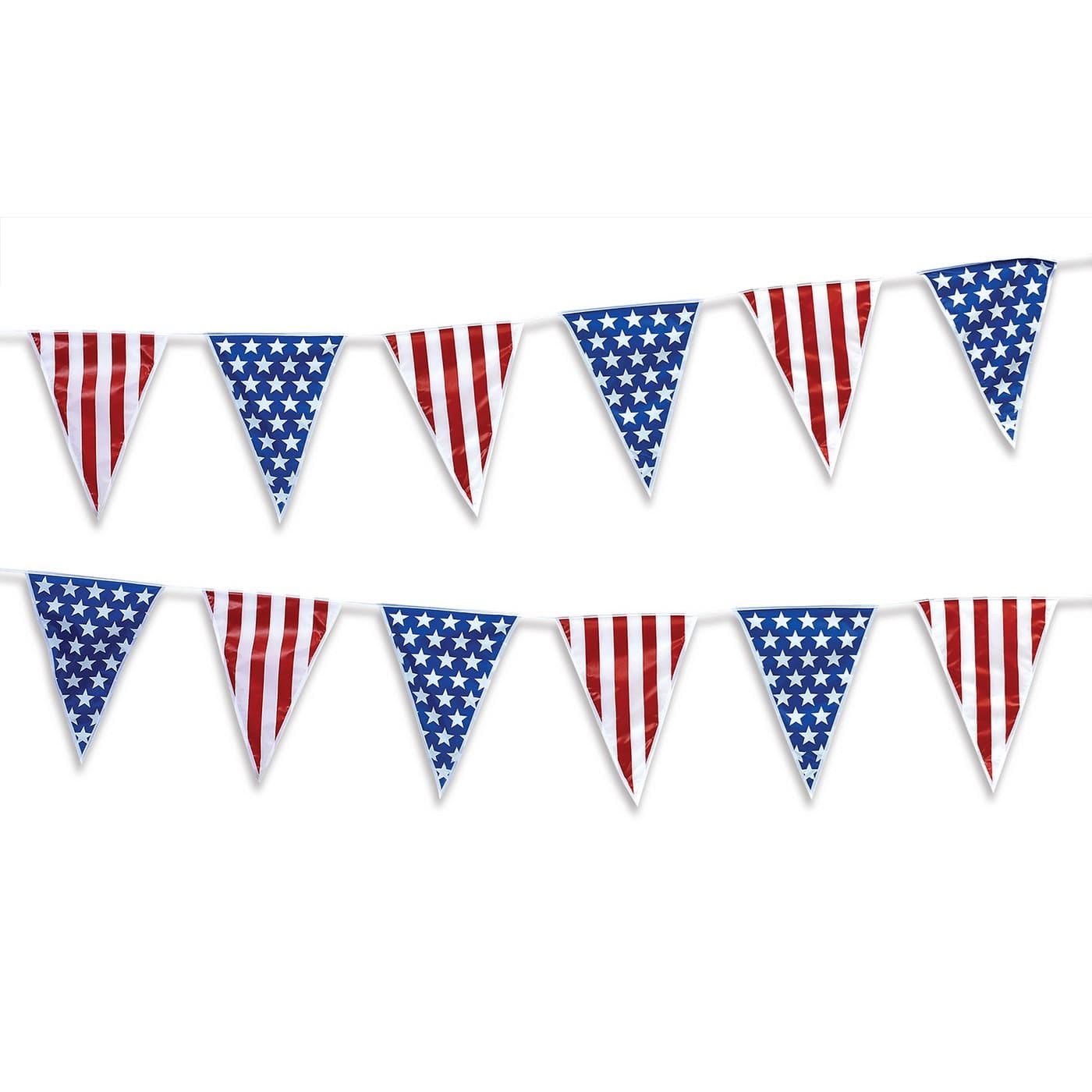 Patriotic Pennant Garland