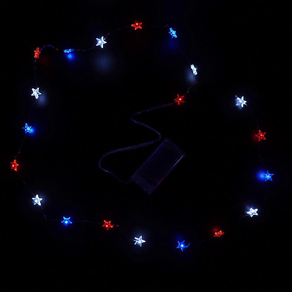 Patriotic Star Light Strings